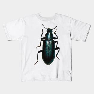 Black False Mealworm Beetle Kids T-Shirt